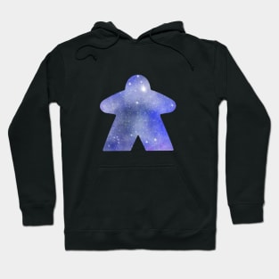 Blue Space Star Meeple | Board Game Fan Hoodie